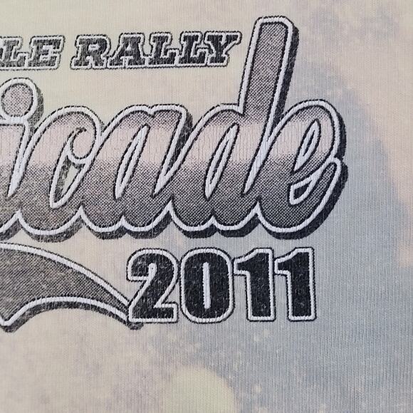 Americade Motorcycle Rally Shirt Large 23x26 Baggy Lake-George NY - Picture 15 of 16